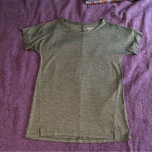 Wool& Tunic Tee Gray Medium
